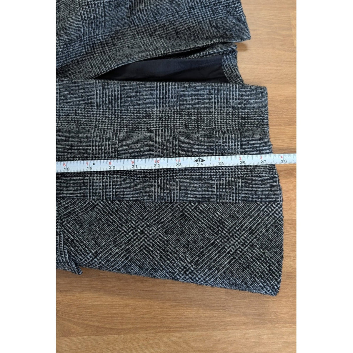 Rag & Bone Gray Wool Blend Plaid Blazer Size 4