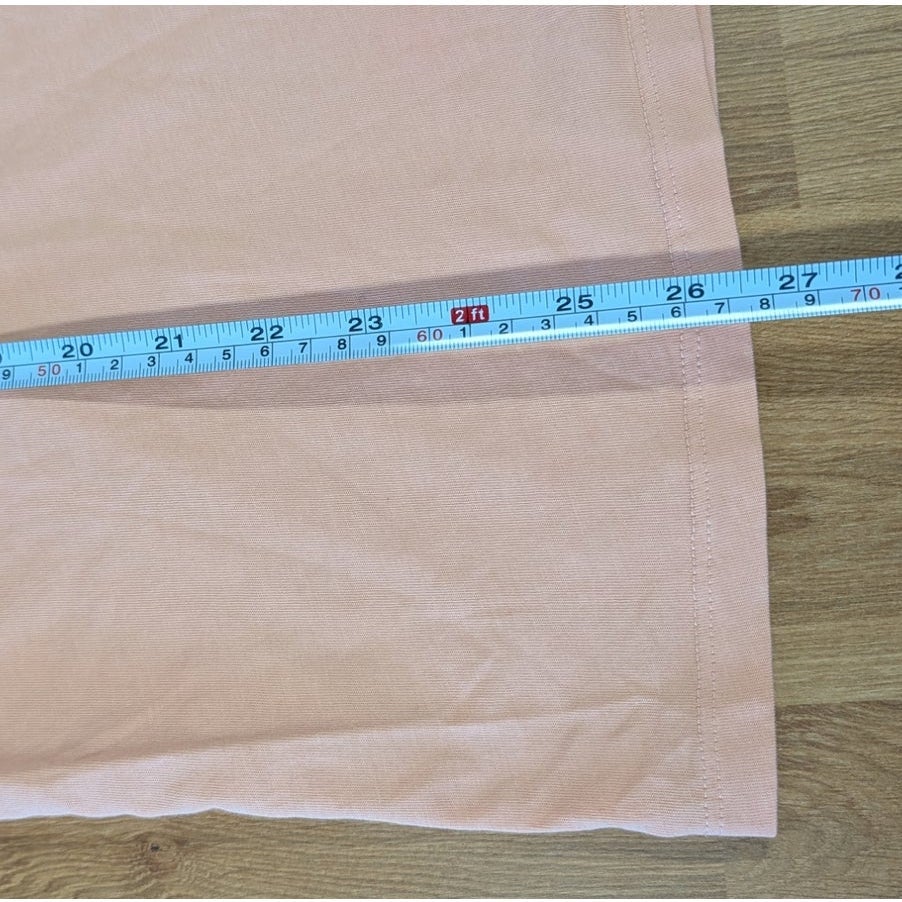 A.P.C. Men's Peachy Pink Cotton Chest Pocket Crew Neck T-Shirt Size L