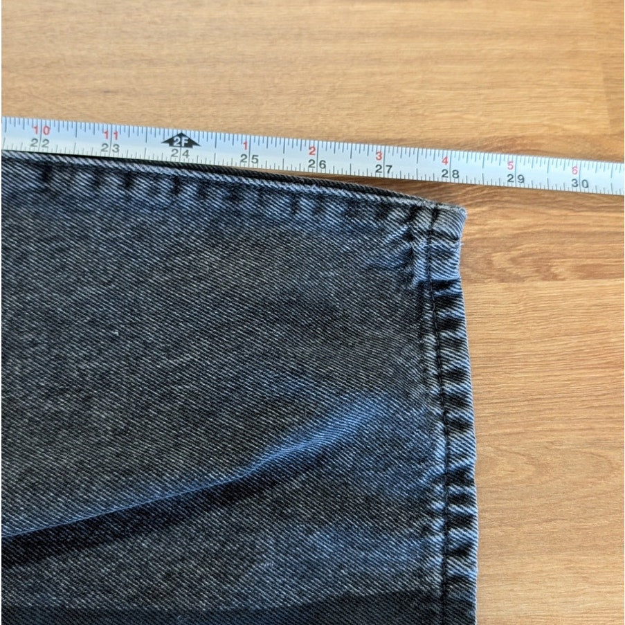 Levi's Baggy Dad Jeans Womens 25 Black Denim Mid-rise Barrel Leg