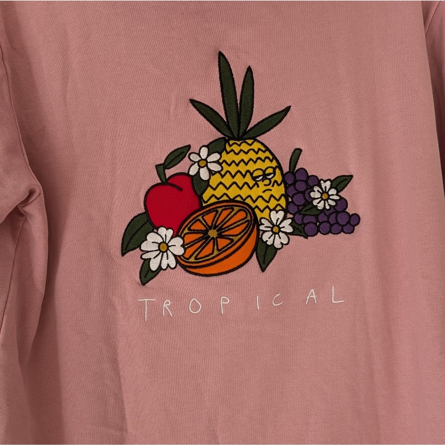 Lazy Oaf Oversized Men's/Unisex Tropical Pink Hoodie, size S