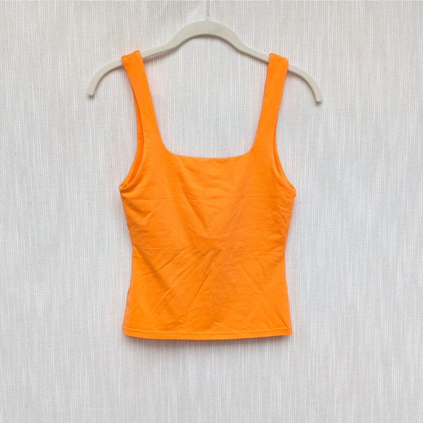 Free People Intimately Top Womens XS Orange Cotton Sleeveless Tank