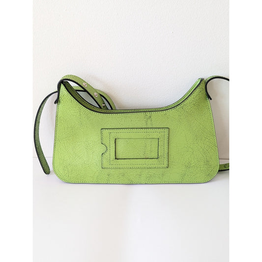 Acne Platt Lime Green Shoulder Bag