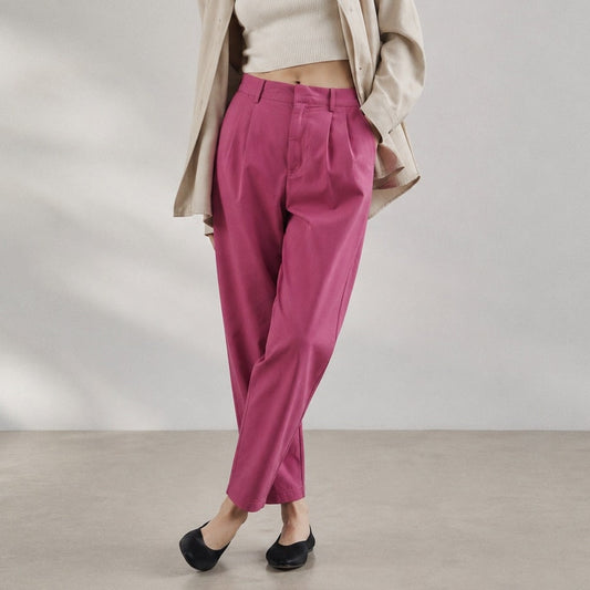 Free People Zoey Pants Womens 12 Pink Rose High-rise Tapered Ankle NWT