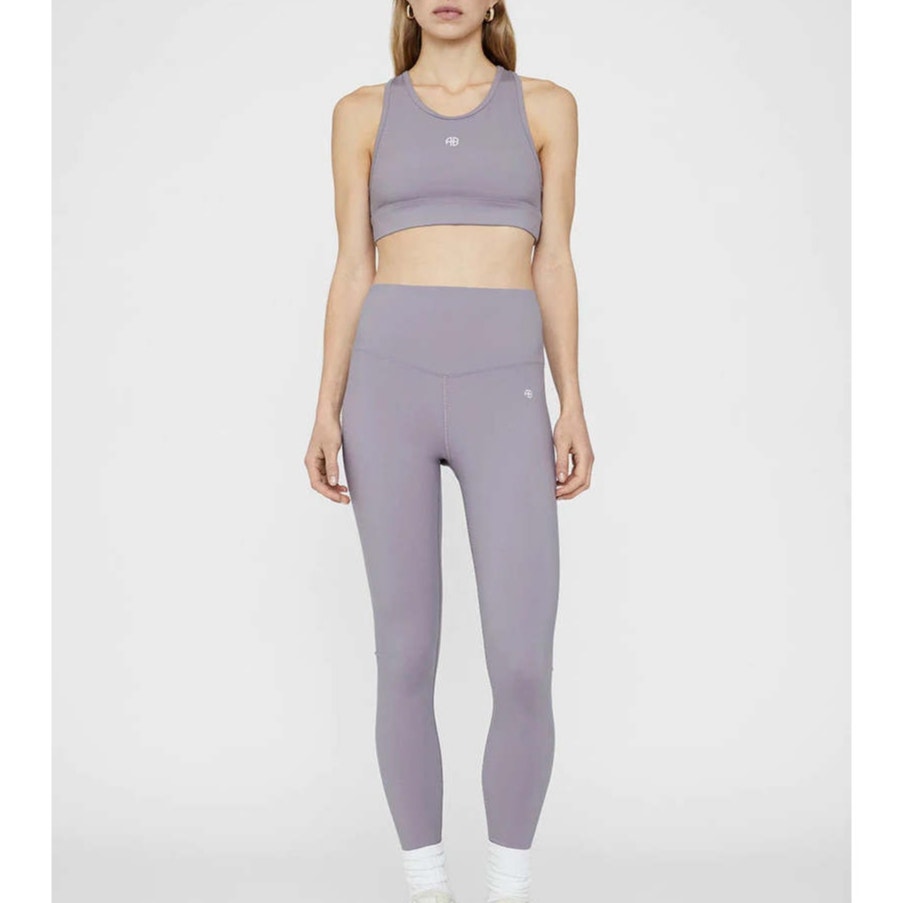 Anine Bing Sport Set Womens Blair Bralet Top XS & Blake High Waist Leggings S