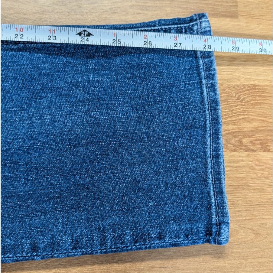 MOTHER The Tripper Flood High Rise Ankle Straight Jeans Sixth Sense 25