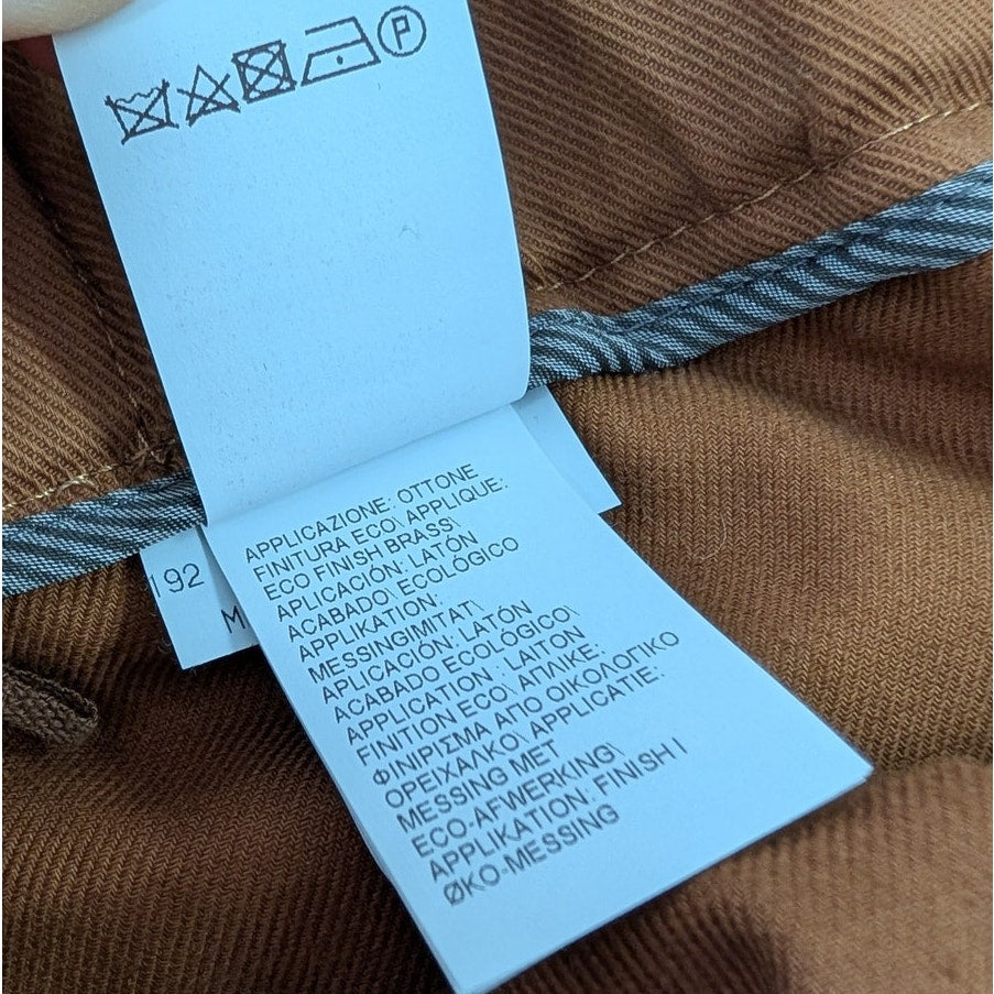 Brunello Cucinelli Monili-detail Paperbag Trousers Womens 10 Camel High-rise