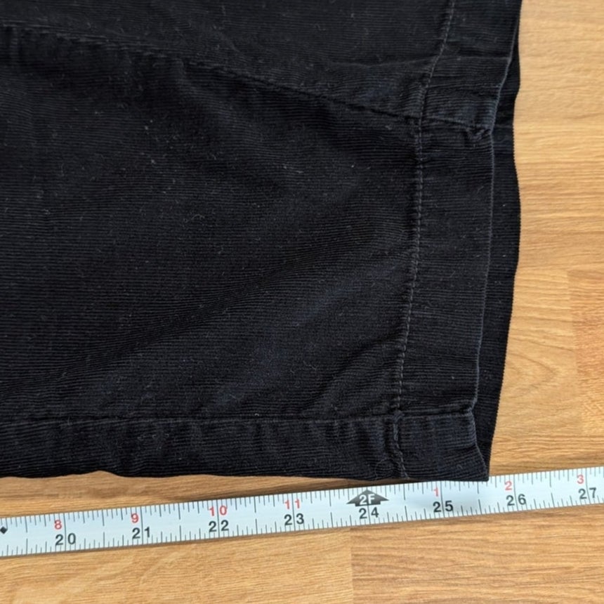 Velvet by Graham & Spencer Laney Cropped Corduroy Pants Black M