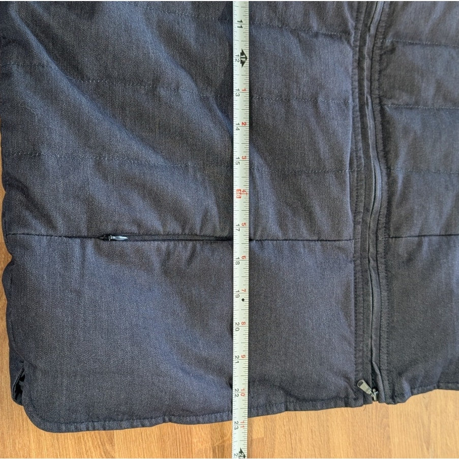 Fabiana Filippi Quilted Denim Short Jacket Womens XL Metallic Embellished Navy
