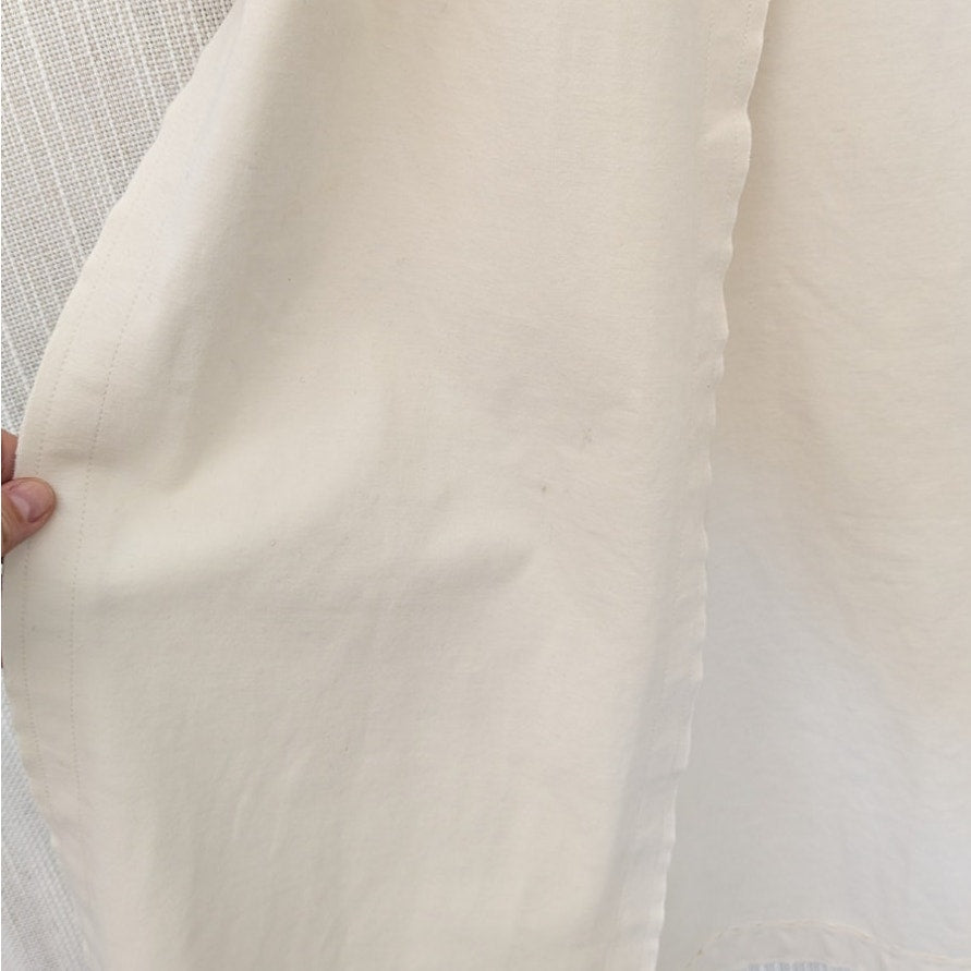 ALYSI Ivory Long Open Front Straight Hem Cardigan, size XS-L