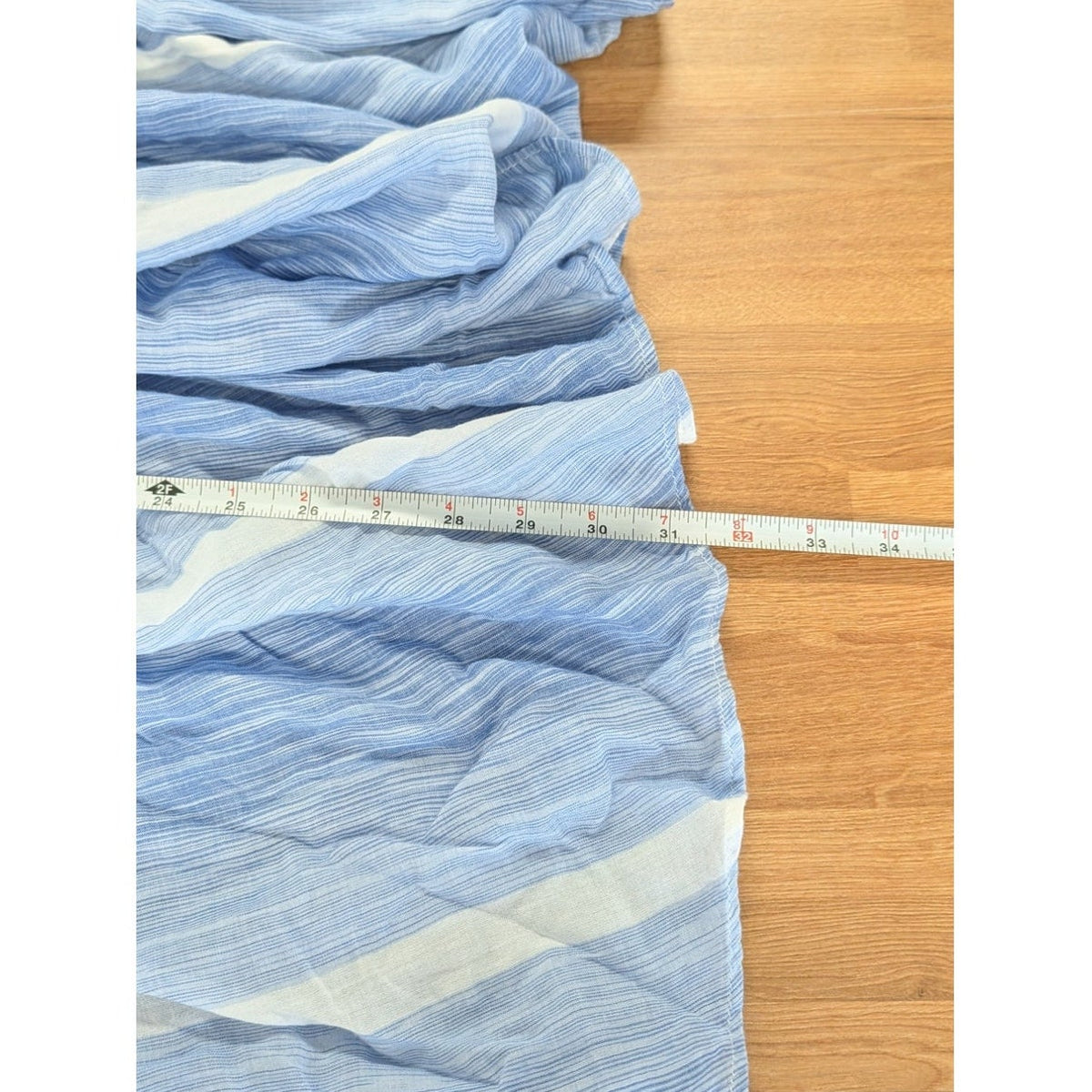 J.Crew x Maryam Nassir Zadeh Blue White Striped Midi Skirt XS