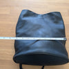The Row Joe Black Leather Backpack Bucket Bag Shoulder Straps Made in Italy