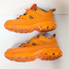 Burberry Nylon & Rubber Arthur Sneakers Womens EU 39.5/US 9.5 Orange Lace-Up Low