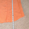 Filippa K Drapey Orange Classic Button Down Blouse Shirt, size M
