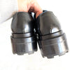 Hermès Derby First Oxford Womens EU 39/ US 8.5 Black Leather Logo Kelly Buckle