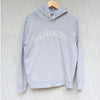 A.P.C. San Francisco Printed Gray Cotton Long Sleeve Pullover Hoodie, size L