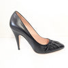 Gucci Charlotte Model N6 Leather Nappa Bow Accents Pumps Womens EU 40/US 10 NWT