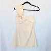Sabo Dimmi Dress Womens 2 Yellow Cotton Sleeveless One Shoulder Mini NWT