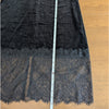 Lost + Wander Black Lace Velvet High Neck Sleeveless Maxi Dress, size S