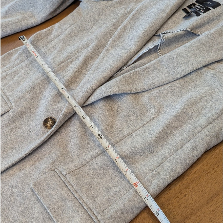 J.Crew Gray Wool Suit Set: Single-breasted Alfie Blazer 4 & Dress Pants 4 Tall
