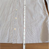 Everlane Blue Striped Cotton Weave Collarless Shirt Belt Midi Dress, size 2
