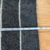 COS Charcoal Striped Alpaca Wool Blend Crewneck Long Sleeve Relaxed Sweater XS