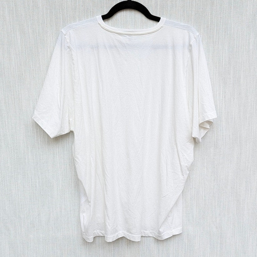 Totême Toteme Oversized Cotton Tee Womens L White Jersey Short Sleeve T-shirt