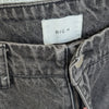 Big H Jeans Womens L Black/Gray Denim High-rise Tapered Leg Ankle