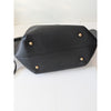 DeMellier Black Leather Satchel Tote with Gold Hardware