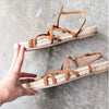 Brochu Walker Dawson Espadrille‎ Sandals Womens 10 Brown Strappy Suede Leather