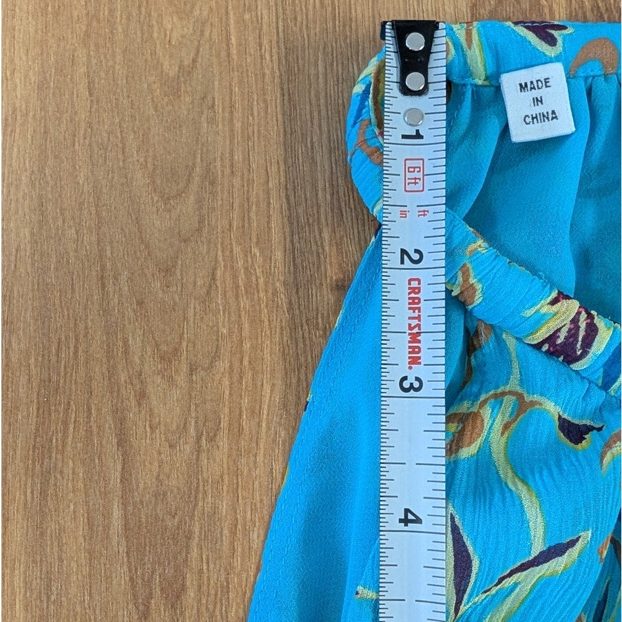 A.L.C Elara Printed High-neck Tiered Midi Dress Womens 10 Multi Floral Silk NWT