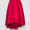 Avery G Red Ball Gown Prom Formal Evening Satin Long Sleeveless Dress, size 6