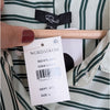 Rails Spencer Silk Blouse Shirt Womens L Green Striped Long Sleeve NWT