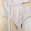 Wolford Warm Up Cutout Bodysuit Womens M Almond Tan Sleeveless One-Piece NWT