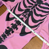Candy Catz BnW Bossy Skeleton Costume Womens M Purple OP Long Sleeve Jumpsuit