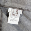 Brunello Cucinelli Wool/Linen Pants Womens 10 Gray High-rise Tapered Trousers