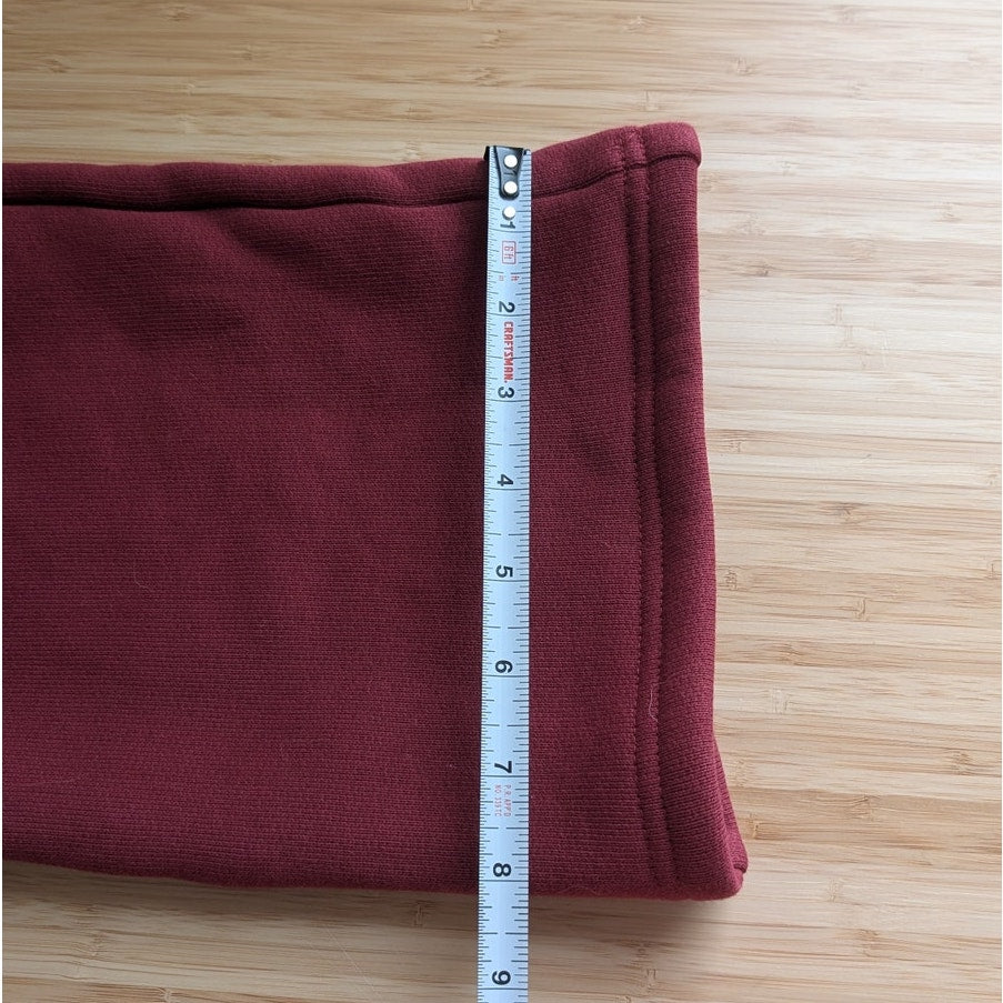 NWT Second Skin Red Classic Logo Straight Leg High-rise Sweatpants Pants, size S