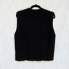 Aqua Cashmere 100% Cashmere Super Brushed V Neck Sweater Vest Womens L Exclusive