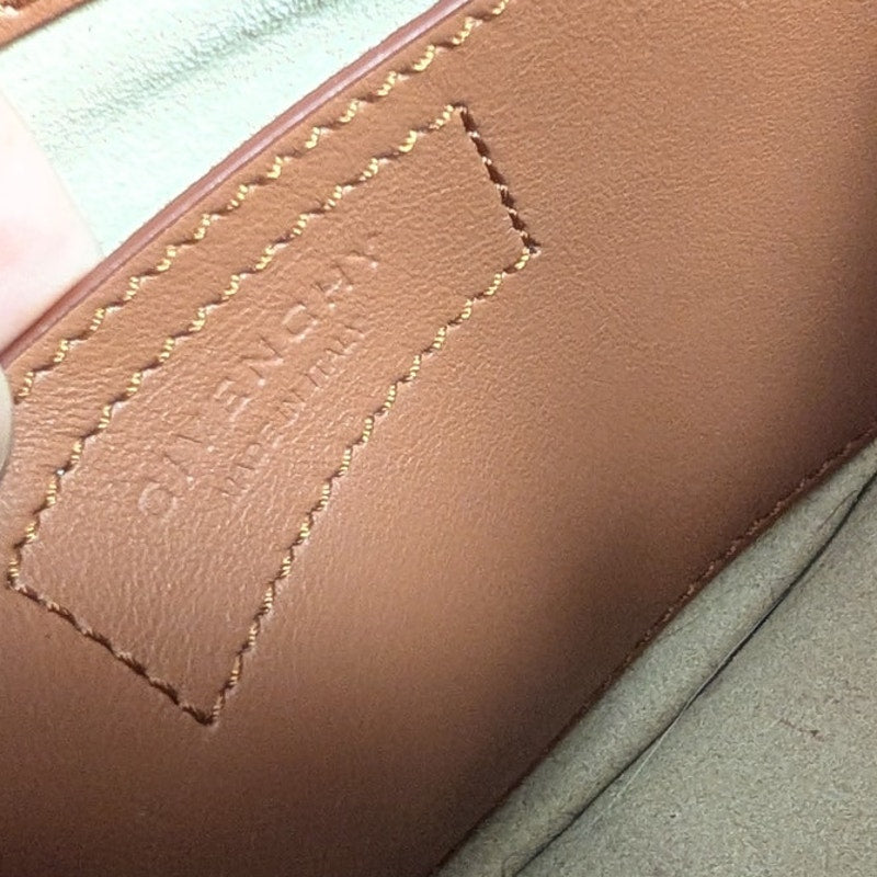 Givenchy Infinity Mini Saddle Cognac Leather Crossbody BB05470781