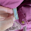Care Label Cigar 137 Crossover Jean Womens 31 Fucsia Denim Straight Skinny NWT