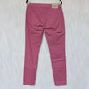 Care Label Cigar 137 Crossover Jean Womens 31 Fucsia Denim Straight Skinny NWT