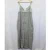 Ancora Azara Linen Midi/Maxi Dress Womens L Green Sleeveless Bust Details