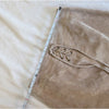 Doncaster Tan Suede Leather Tie Waist Straight Pencil Short Skirt, size 6