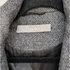 12 Storeez Wool Cashmere Coat Womens OS Gray Wrap Tie-Waist Longline