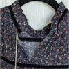 Dôen Clay Midi Dress in Black Marfa Paisley Womens L Tiered Long Sleeve NWT