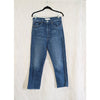 MOTHER Tippy Top Frisky Flood Fray Jeans Bad Reputation Size 30