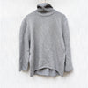 Totême Toteme Gray Cambridge 100% Merino Wool Turtleneck Sweater, size L