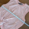 Veronica Beard Jeans Kellen Pink Knotted Linen Blend Tank Sleeveless Top, size L