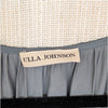 Ulla Johnson Claudia Midi Dress Womens 2 Slate Blue Pleated Tiered V-neck