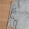 Reformation Cynthia Patch Denim High Rise Straight Ankle Jeans, size 27