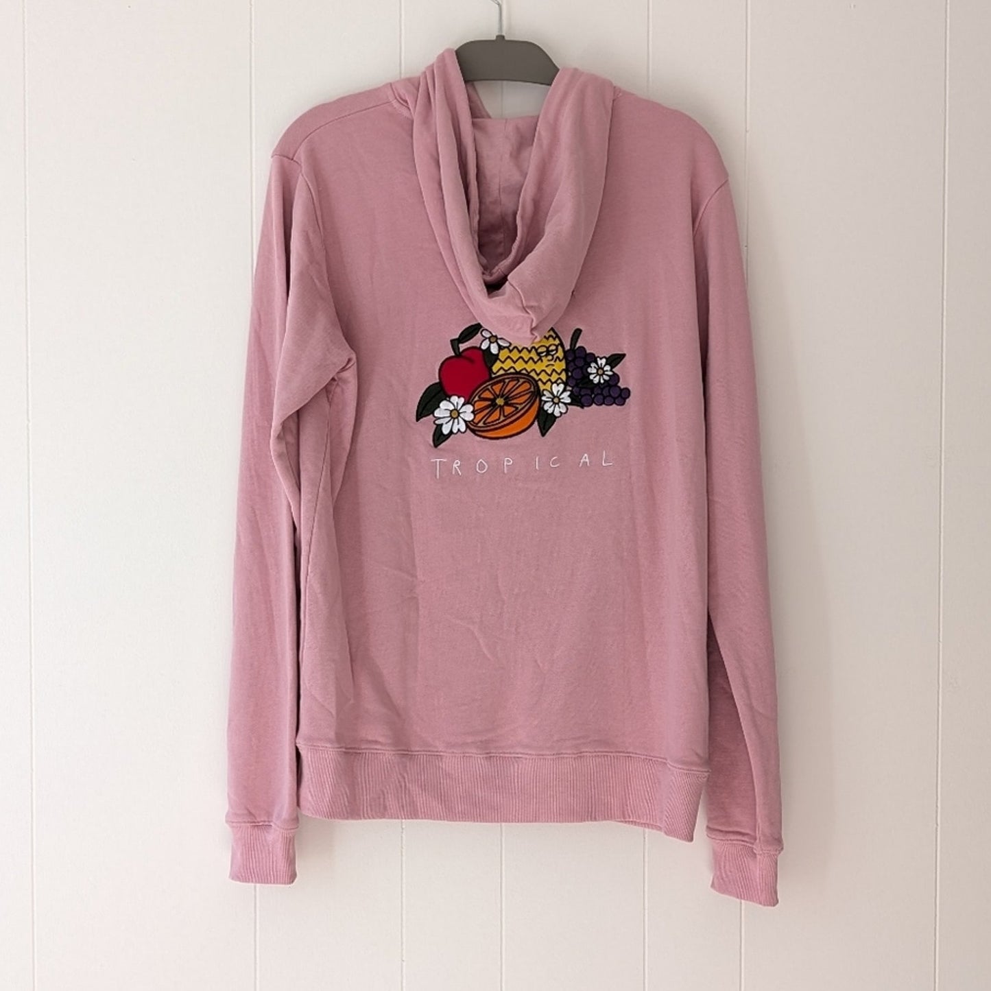 Lazy Oaf Oversized Men's/Unisex Tropical Pink Hoodie, size S
